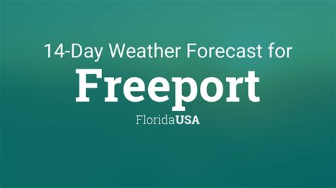 Weather radar freeport fl - Weather plays a significant role in our daily lives. Whether we are planning a weekend getaway or simply deciding what to wear, having accurate and up-to-date information about the...